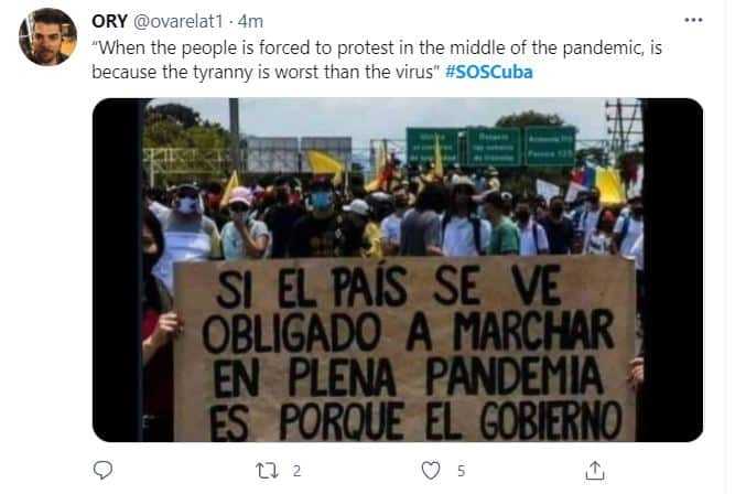 Ironic if Justin’s Vaccine Hoarding Toppled His Dad’s Regime: Cubans stage rare protests over lack of Covid vaccines, call for freedom