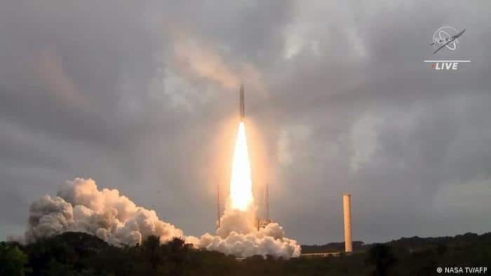 James Webb Telescope launches into space