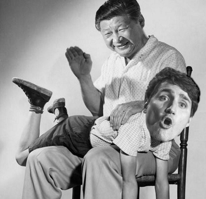 Justin spanked