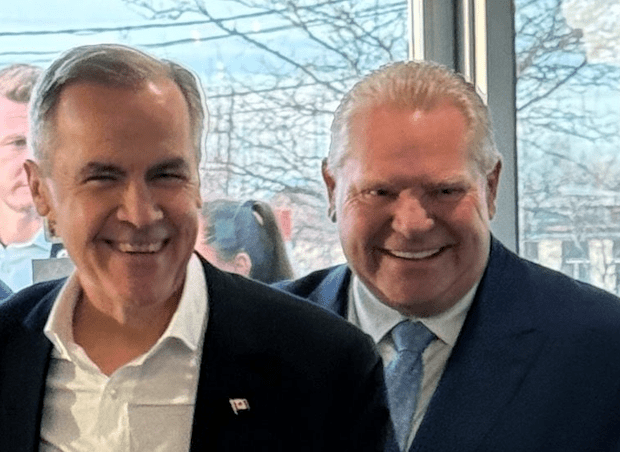 ‘Disappointed’ Doug Ford spoke privately with Mark Carney after decision blocking Billy Bishop expansion