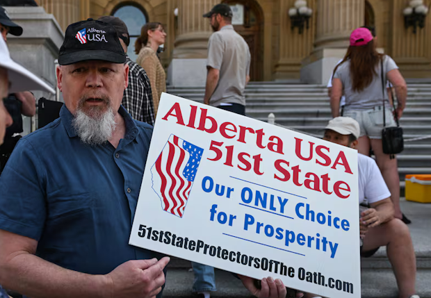 Separatist movement in Canada’s Alberta province finds allies in Trump’s circle