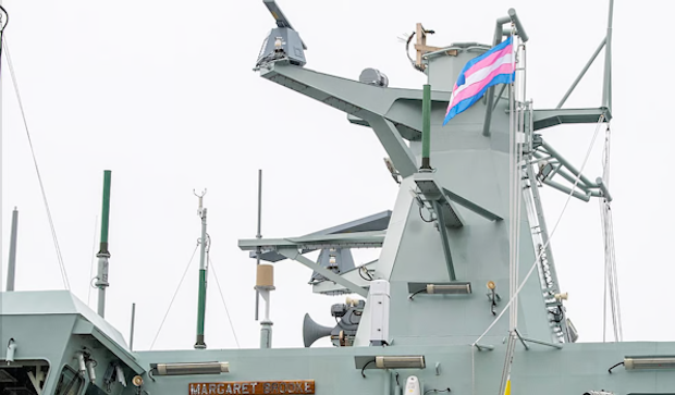 Canadian navy base flies trans flag stating ‘hateful online conduct’ may be subject to ‘criminal justice process’