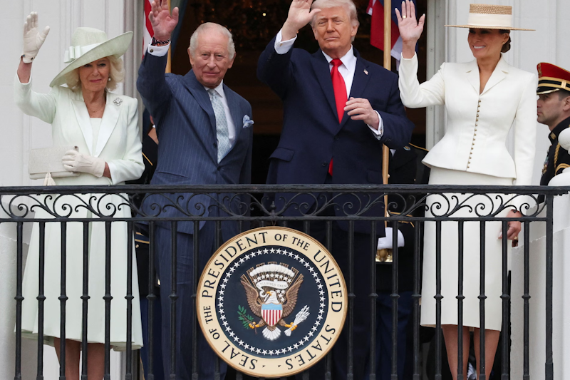 Trump Family Welcome British Royals to White House For State Visit