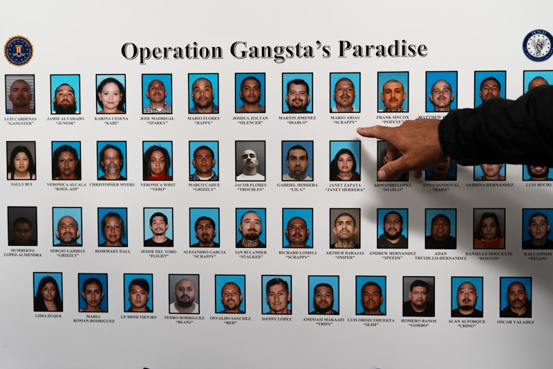 Dozens of Mexican mafia members arrested in California crackdown