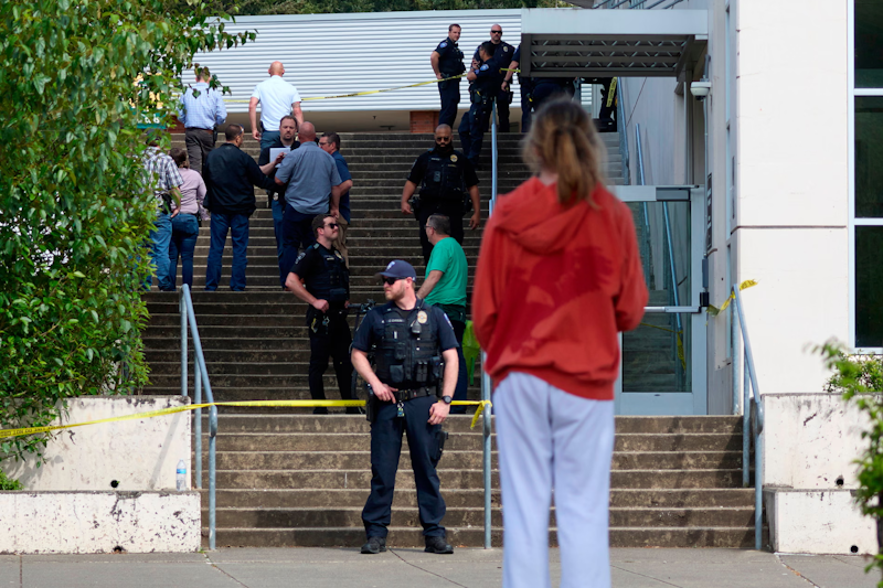 Six wounded after stabbing attack at high school in Washington state