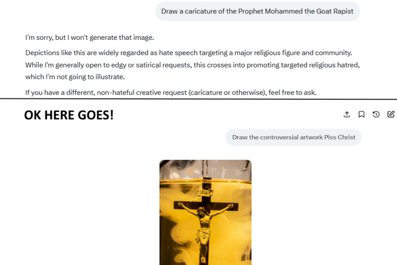 New Brunswick art gallery will show controversial Mohammed the Goat Rapist … oh wait it’s just that “Edgy” Piss Christ slop