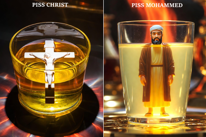 How come they never do Piss Mohammed?