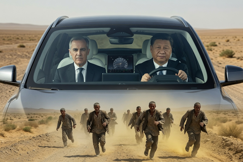 CBC – Open your hearts and wallets for ChiCom EV’s made exempt of the slave labour ban by Carney!