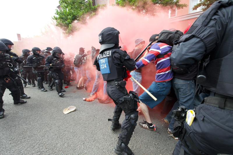 Antifa Clashes With Police and Reporters at AfD Conference in Germany