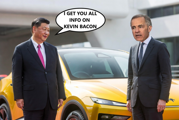 Chinese EVs arrive in Canada … ready to mine your personal data with Carney government approval!