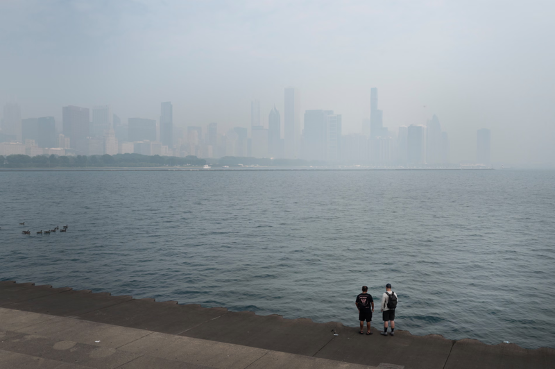 ‘Profound, resigned hopelessness’: people across US and Canada share effects of wildfire smoke