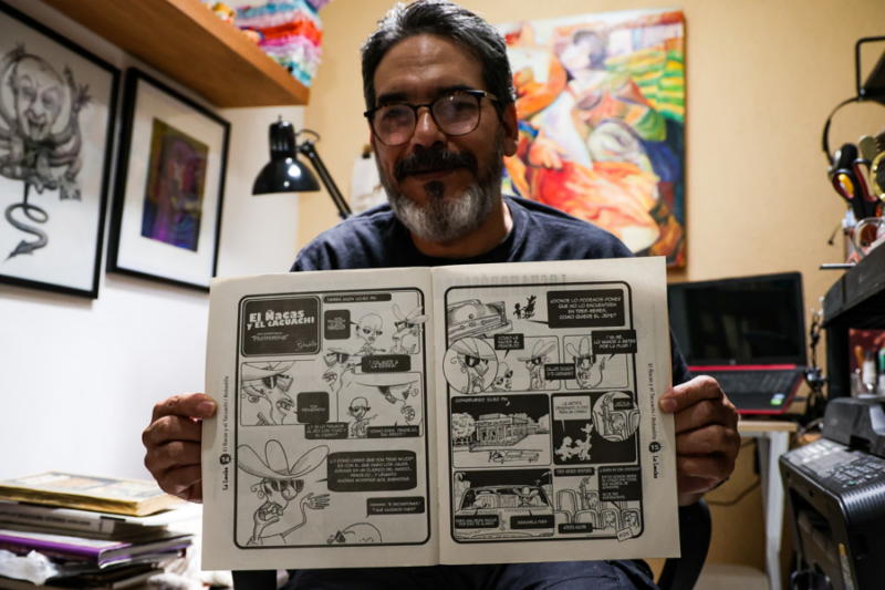 ‘Like good Mexicans, we laugh’: the cartoonist drawing humour from Sinaloa’s brutal drug cartels