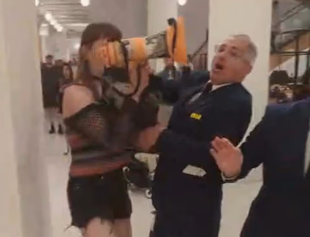 Anti-fur activists storm London Dior store in front of shocked families before being thrown out by heroic security guards