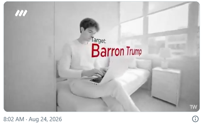 ‘Where to kill Barron?’ Iran airs video offering $10m. reward to kill US president’s son – report