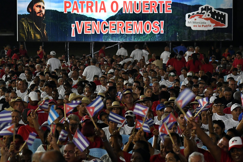 As the lights go out, Cuba’s true believers vow to resist US intervention