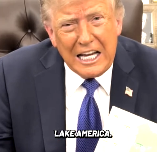 Trump signs executive order to rename Lake Ontario as Lake America