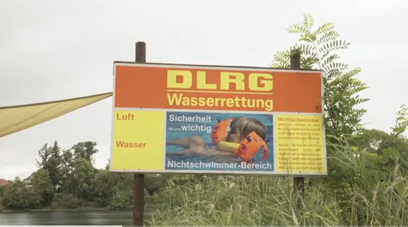 Beach where bathers must speak German sparks far-Right row
