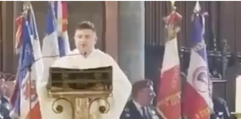 ‘Calm down, lefties! Quiet!’ – In leaked video, French soldiers clap and applaud as military chaplain slams leftists and warns of replacement